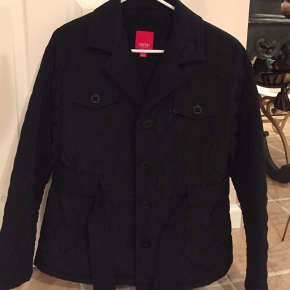 Black pea coat