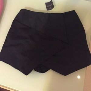 Topshop Black Skort