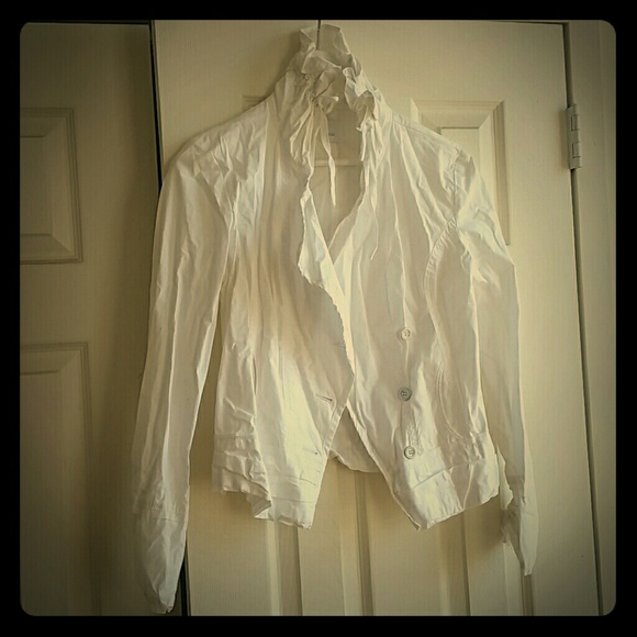 white blouse new camaieu