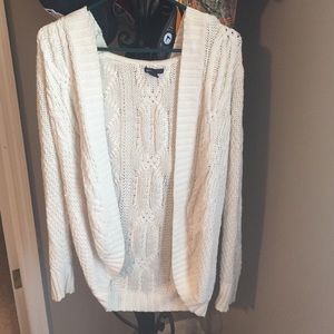 Hooded cardigan