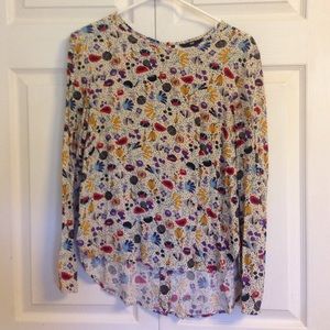 Floral print crew-neck H&M blouse