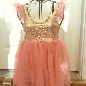 SOLD Dress and pearl necklace