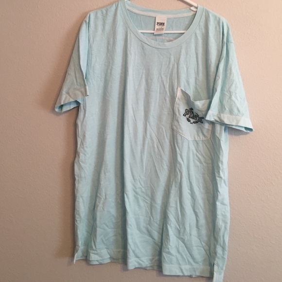 Oversized mint pink shirt