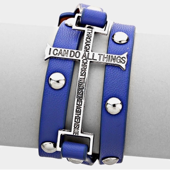 Boutique Jewelry - ✨I Can Do All Things Cross Wrap Bracelet