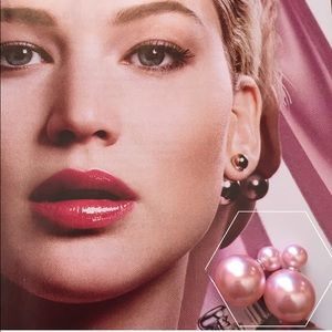 Pink Pearl double earring 💼