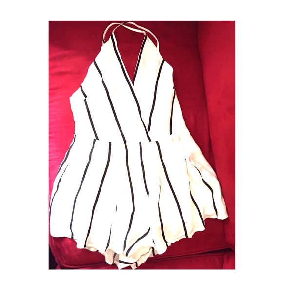 Sexy Striped Romper