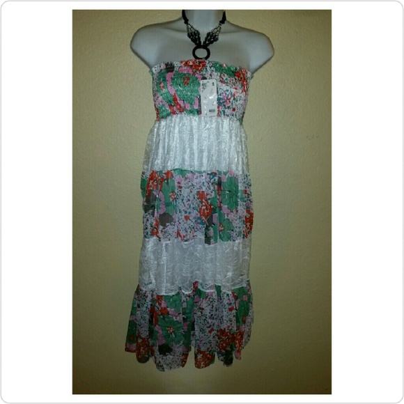 New Women Lace Floral Sundress