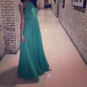 Beautiful Green Formal Maxi dress