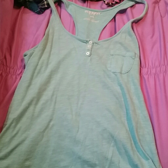 Blue old navy tank top