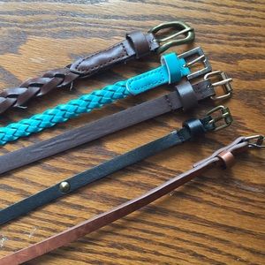 Skinny belts