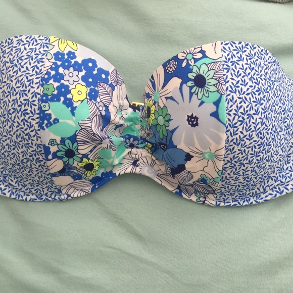 VS strapless swim top