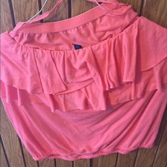Strapless Peach Top - Picture 3 of 4