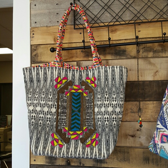 Lovestitch  embellished tote