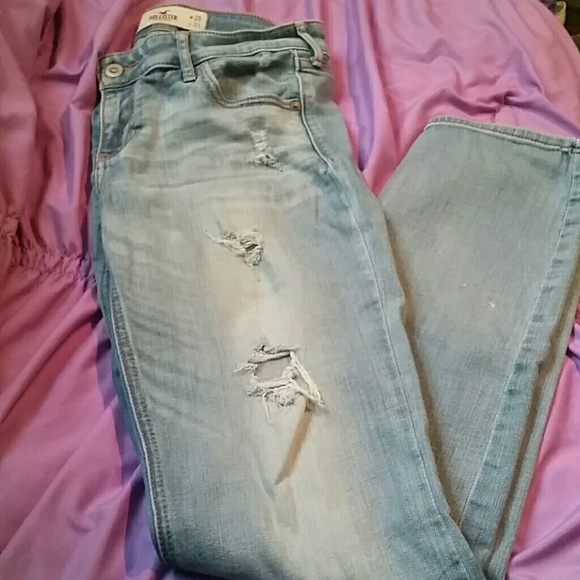 Skinny hollister jeans.