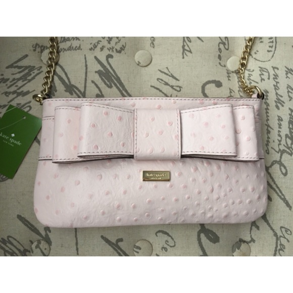 Sale!! Kate Spade Charm City Ostrich Crossbody bag - Picture 4 of 4