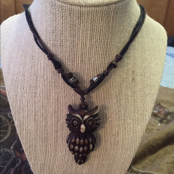 OWL ROPE NECKLACE
