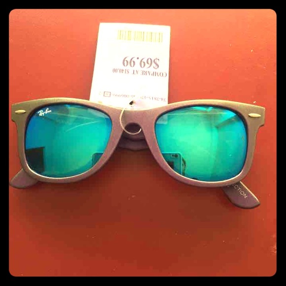 Purple Ray-Ban sunglasses