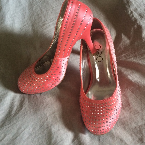 Pumps, more peachy than orange in color