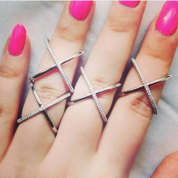 👍Host Pick SALE👍Silver X ring