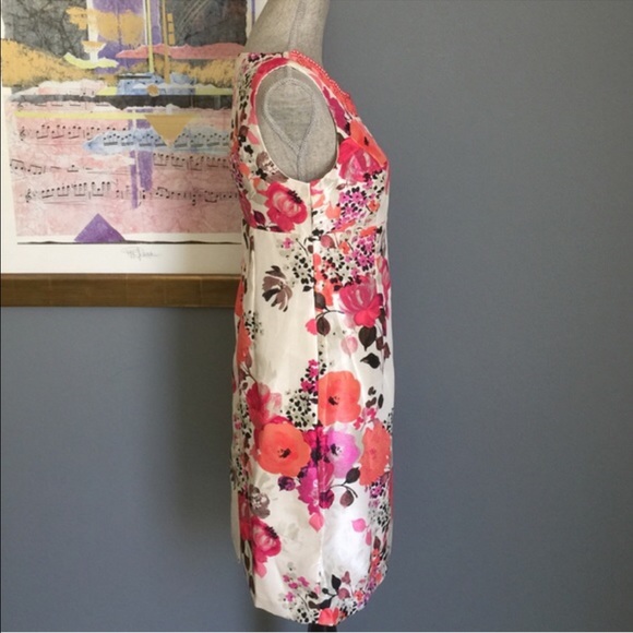 Karin Stevens Beaded Satin Dress (8 10) - Picture 2 of 4