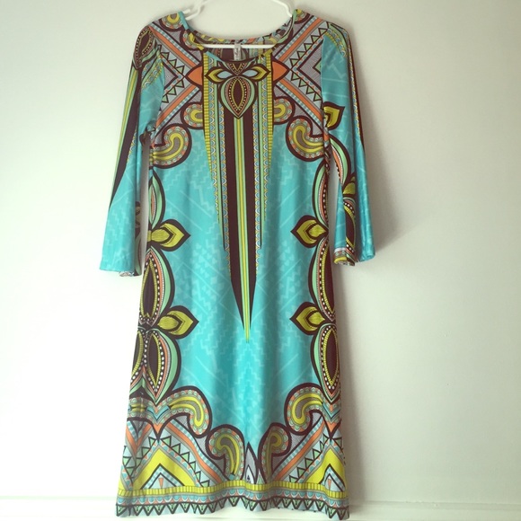 Silky long sleeve fitted dress