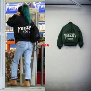 Kardashian Jenner fav "Yeezus Bomber Jacket "
