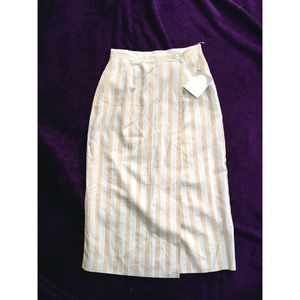 NWT Christian Dior | Striped Pencil Skirt