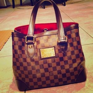 BAG, LOUIS VUITTON, Hampstead PM Damier