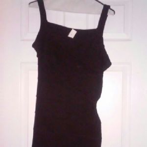 Sleeveless criss cross mini