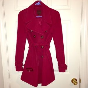 The Limited Size S Red Peacoat