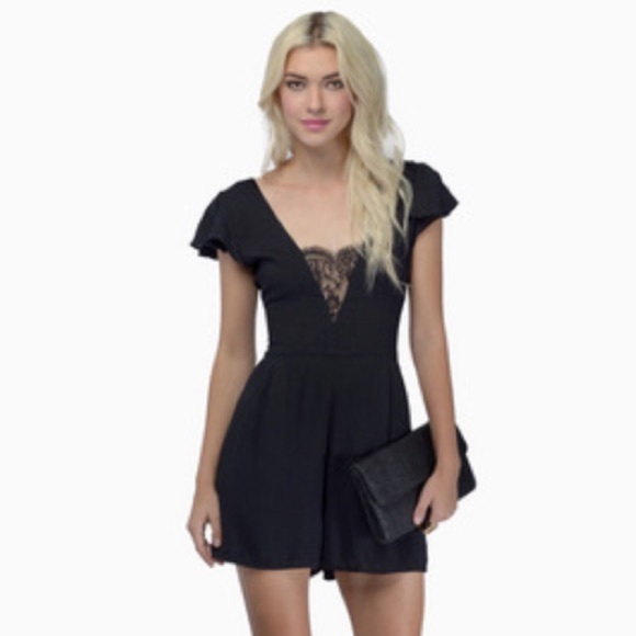 Tobi black romper