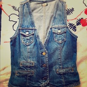 J Crew Denim Vest