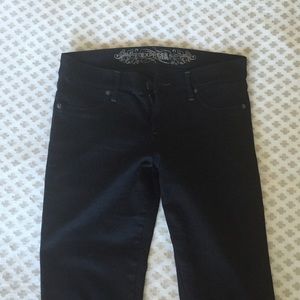 Express black skyscraper stella jeans