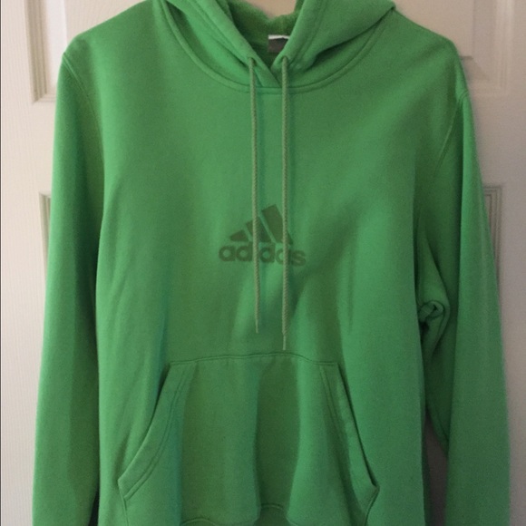 Green adidas hoodie