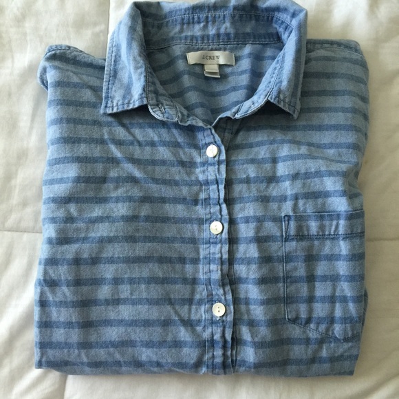 Jcrew half button down shirt.
