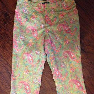 Paisley Ralph Lauren pants size 14
