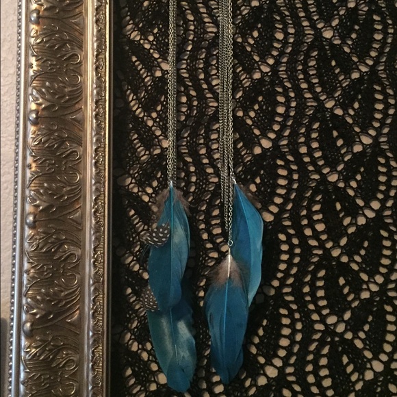 Feather earrings