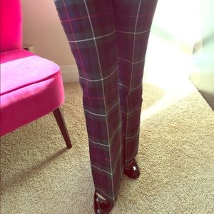 J. Crew plaid wool pants