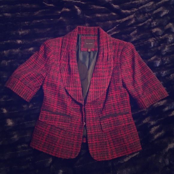 Black & Red Suit Jacket