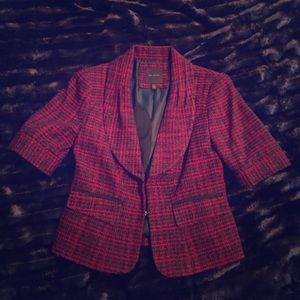 Black & Red Suit Jacket