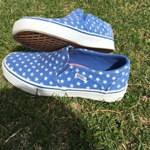 Star Print Slip On Vans