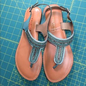 Very Volatile Blue Sandal with jewels