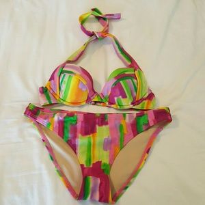 Victoria's Secret Gorgeous Push-Up Halter bikini