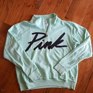 PINK Quarter Zip Pullover