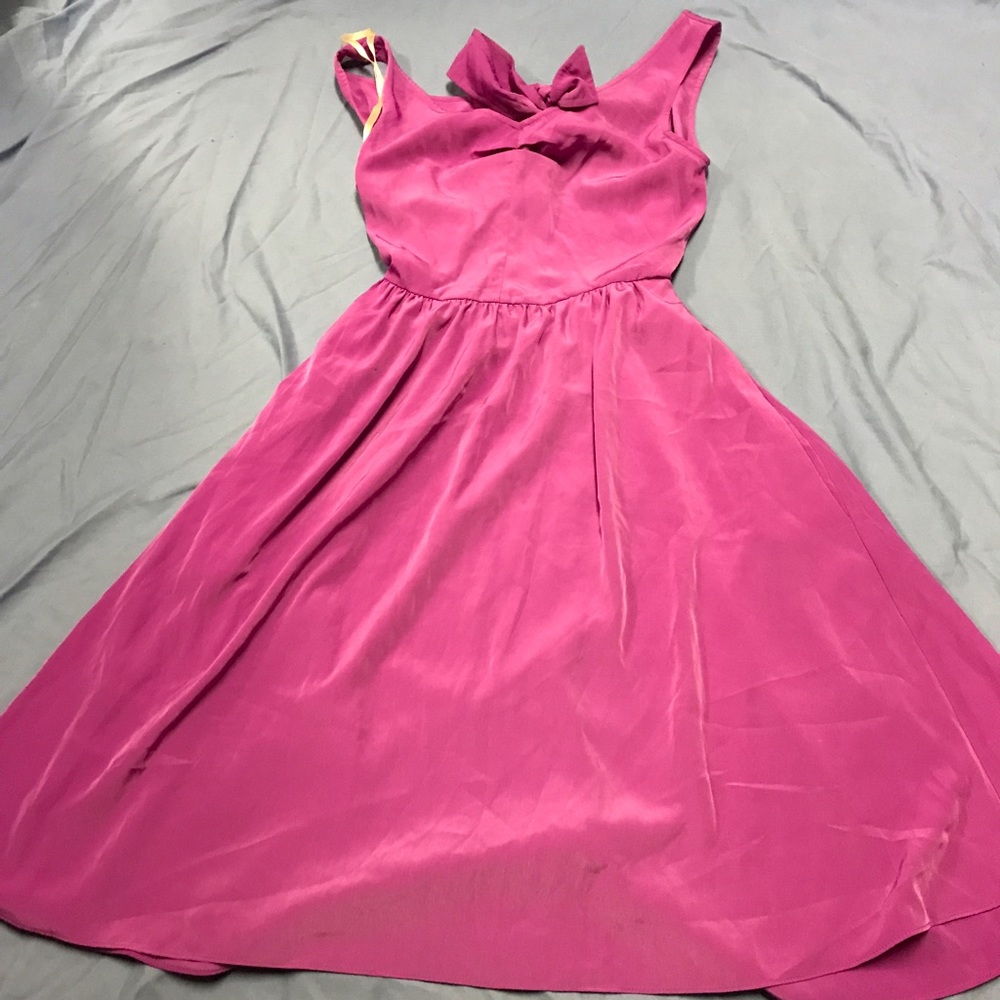 Purple Dress - Tie in Back