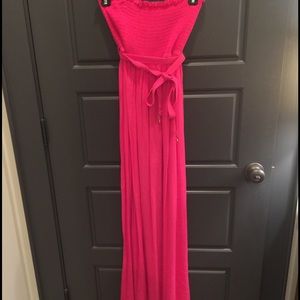 Juicy couture pink maxi dress