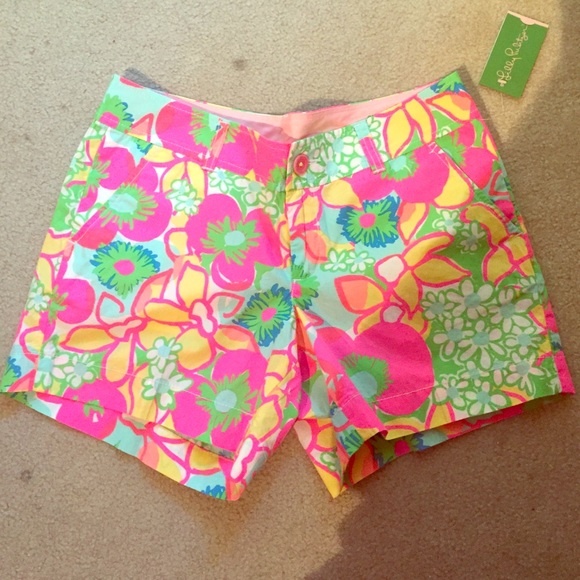 Floral Lilly Pulitzer Shorts. New With Tags.