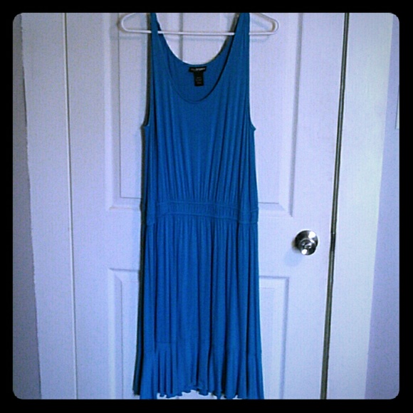 Pretty blue stretch dress