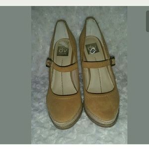 Dolce Vita Yellow Suede Wedges