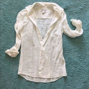 J.Crew Perfect Linen Shirt
